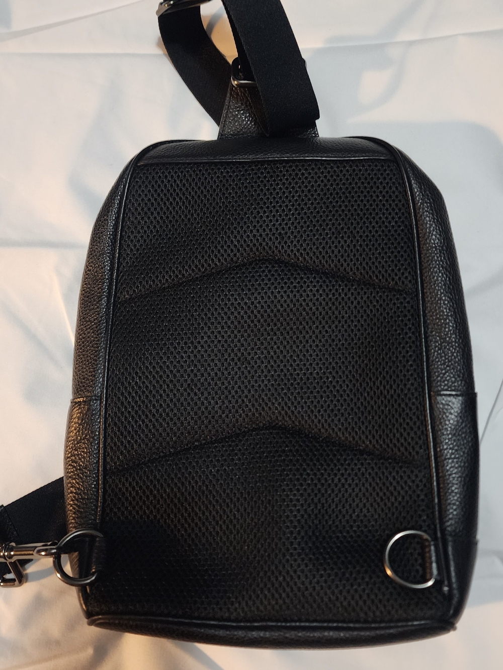Coach Black Pebbled Leather Sling Belt Bag - Picture 4 of 4